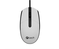 Pelė C-TECH WM-10, juodas and baltas, USB