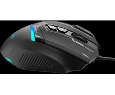 C-TECH Herní pelė Zyra, USB, RGB, juoda