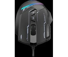 C-TECH Herní pelė Zyra, USB, RGB, juoda