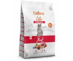 Kačių Maistas - CALIBRA Cat Life Sterilised jautiena Sausas Maistas 1.5kg