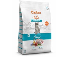 NOVIKO Animal Health s.r.o. Calibra Cat Life Sterilised vištiena 1,5kg sausas pašaras sterilizuotoms katėms