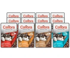 Kačių Maistas - CALIBRA Kačių Premium Suaugusiųjų Drėgnas Maistas 12x100g Be Grūdų