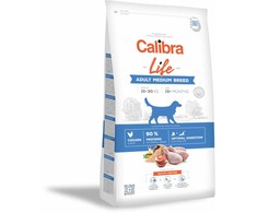 Šunų Maistas - CALIBRA Life Suaugusių Vidutinio Dydžio Veislių Vištienos Sausas 12kg