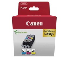 Tusz Canon Ink Multipack CLI-521 (lizdinė pakuotė su apsaugine juostele)