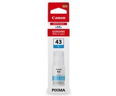 Kasetė rašaliniams spausdintuvams Originalus Canon rašalas GI-43 C, žydras