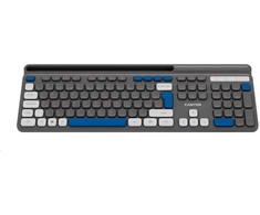 CANYON HKB-W03 wireless CS klaviatūra 2.4 Ghz, 105 keys, 10 million keystrokes, pilkas