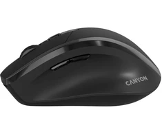 CANYON pelė OnClick 17 Ergonomic 6 buttons 1600DPI Wireless Juodas