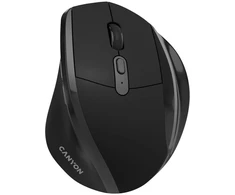 CANYON pelė OnClick 17 Ergonomic 6 buttons 1600DPI Wireless Juodas