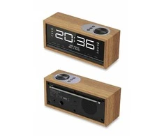 CARNEO C100, radijas DAB+, FM, BT, žadintuvas, OLED, medis