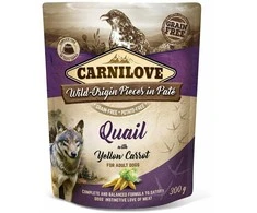Carni Love Carnilove konservai šunims Pate Quail with Geltona Carrot 300g