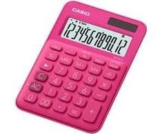 Skaičiuotuvas Casio MS-20UC-RD rožinis 12 skaitmenų