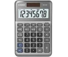 Stalinis skaičiuotuvas CASIO MS-80F, metalinis korpusas