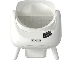 Catlink Open X Smart Self-Cleaning Cat Litter Box (Baltas)