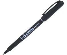 Centropen, žymeklis 2636, juodas, 0.6mm, alkoholio bazė, kaina už 1 vnt
