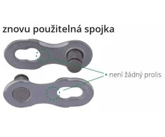 KMC Missing Link grandinės užraktas, 10 greičių, 2 vnt