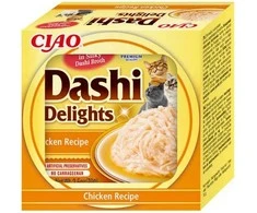 Kačių Skanėstai - Inaba Dashi Delights Vištiena Sultinyje 70g