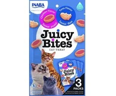 INABA Juicy Bites Vištienos ir tuno skanėstai katėms - 3 x 11g