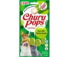 Inaba Churu Cat skanėstas Pops Tuna Chicken 60g