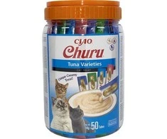 Inaba Foods Inaba Churu kačių skanėstas 50x14g (700g) Tuno veislės