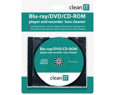 Clean It Švarus IT valymo CD, skirtas Blu-ray/DVD/CD-ROM grotuvams