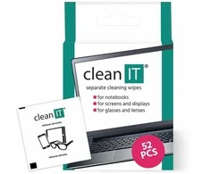 Clean it Drėgnos servetėlės ekranams ir plastikiniams paviršiams valyti 52 vnt. (CL-150)