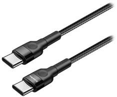 ColorWay USB-C Cable / Fast Charging 60W / 1 m / Juodas
