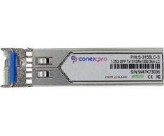 Šakotuvas Conexpro 1.25G SFP optical module, WDM/BiDi, SM, Tx1310/Rx1550nm, 3km, 1x LC, DDM