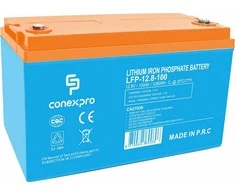 Conexpro battery LiFePO4, 12.8V, 100Ah, Smart BMS, Bluetooth