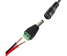 Conexpro DC power connector plug 2.1x5.5 mm with terminal block