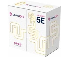 Conexpro FTP cable economy outdoor, CAT5e, PE, 24 AWG, 305m, juodas