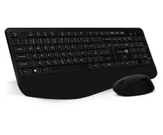 CONNECT IT Combo wireless juodas klaviatūra + pelė, CZ + SK išdėstymas