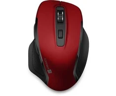 CONNECT IT Dual SmartSwitch belaidė pelė, USB-A + C, Raudonas