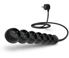 Connect IT CONNECT IT przedłużacz 230V 6 gniazd 5m su wyłącznikiem juoda