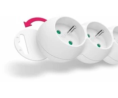 CONNECT IT ilgintuvas 230V 6 lizdai 2 m be jungiklio baltas