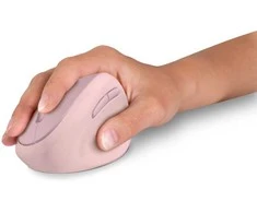 CONNECT IT FOR HEALTH LADIES Rožinis ergonomic vertical pelė, wireless