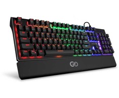 CONNECT IT GG klaviatūra, žaidimų klaviatūra, mechaninė, laidinė, CZ/SK, juoda