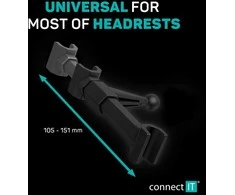 CONNECT IT InCarz TabHold 2 tablet holder for armrest