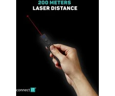 Connect IT lazerinis žymeklis (AAA baterijos), juoda