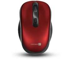 Pelė Connect IT LONG LIFE belaidė cicha, USB, juoda (CMO-2000-BK)