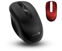 Pelė Connect IT CONNECT IT LONG LIFE bezdrátová tichá pelė, USB, (+ 2x AA baterie zdarma), juoda