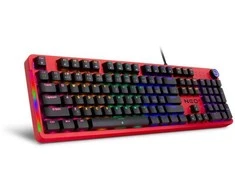 Klaviatūra Connect IT CONNECT IT Klaviatūra žaidimams NEO2 + Juodas, mechaninė, USB, ARGB, CZ+SK, juoda