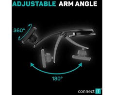 Connect It Prijunkite IT InCarz ArmAngle universalų magnetinį automobilio laikiklį