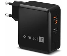 Įkroviklis Connect IT 2x USB-A 2.4 A (CWC-3010-BK)