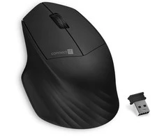 Connect IT CONNECT IT Triple SmartSwitch belaidė pelė, 2,4 GHz ir Bluetooth 5.0, juoda