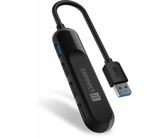HUB USB Connect IT 4x USB-A 3.0 (CHU-4000-BK)