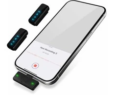 CONNECT IT Wireless microphone ClipMic Pro USB-C set Juodas