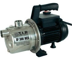 T.I.P. sodo vandens siurblys nerūdijančio plieno korpusu, 550 W, 2950 l/h, GP 3000 INOX