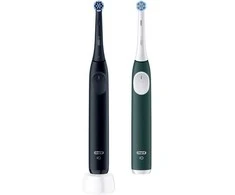 Braun iOS2d.2ZZ9.0 Oral-B iO2 Elektrinis Dantų Šepetėlis Duo Night Juodas and Žalias Forest