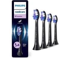 4 vnt. šepetėlių galvučių pakuotė Philips Sonicare Sensitive HX6054/88
