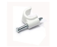 Datacom Technology As DATACOM Cable Clamp (7 mm), Baltas, 100 pcs